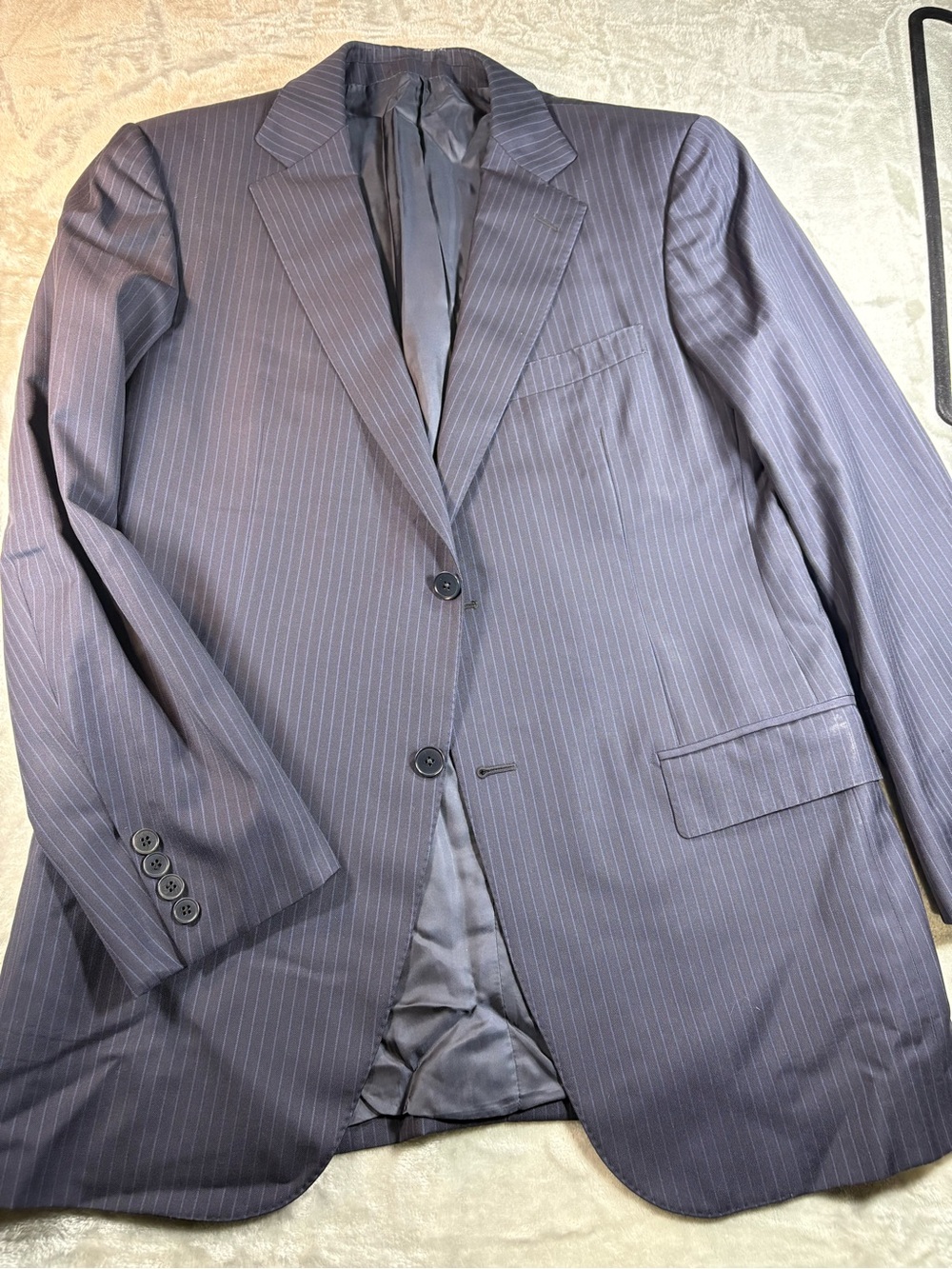 Zegna Saks Fifth Ave 100% Wool Blazer Size 52R